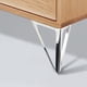 thumbnail image 3 of Toystoory Patas triangulares para muebles, impermeables, para sala de estar, sillas, gabinete, pies de mesa, hogar, Hotel, oficina, patas, accesorios de Almacenamiento y organización del hogar Negro Toystoory HA067356-01, 3 of 6