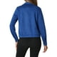 thumbnail image 3 of CHAQUETA DE SUEDE SINTÉTICO PARA MUJERES INSPIRE CHIC CON CUELLO PUNTA, BOTONES Y CORTA, EN AZUL REAL, 3 of 6
