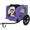 thumbnail image 2 of “Foldable Pet Bike Trailer for Small & Medium Dogs – Best-Selling Easy-Release Wheel Dog Cart with Non-Slip Floor & Internal Leash”, 2 of 23