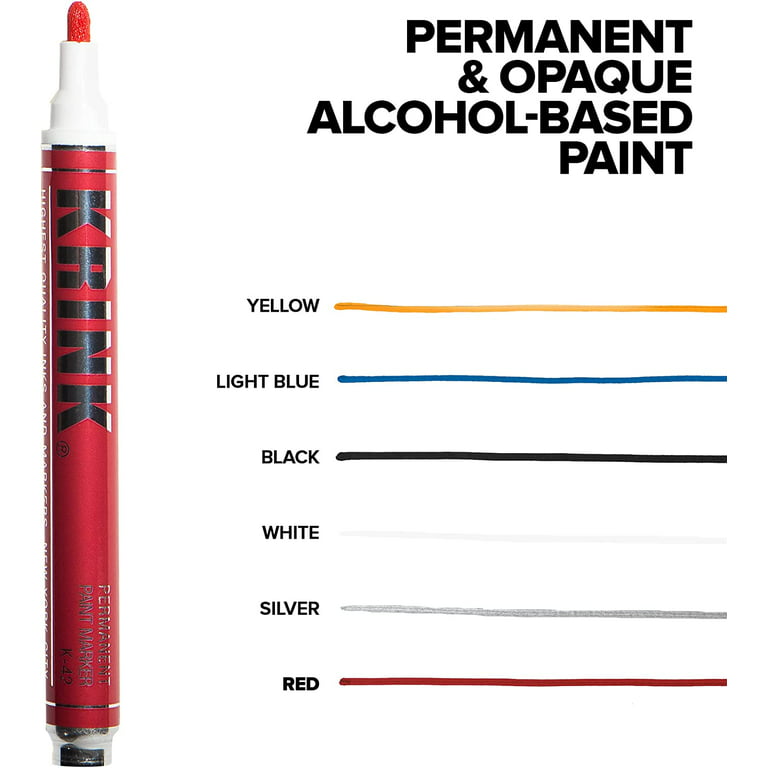 Krink K-42 Opaque Alcohol Paint Fine Art and Graffiti Markers, Set