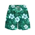 thumbnail image 5 of UVEASISHA Mens Big and Tall Swim Trunks Floral Print Casual Beach Shorts Quick Dry Bathing Suits Hawaiian Shorts with Pockets 90% Off Clearance Sale Multicolor M, 5 of 6