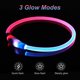 thumbnail image 3 of Collar LED para perros Dlitk, multicolor, recargable por USB, 70 cm, 3 of 6