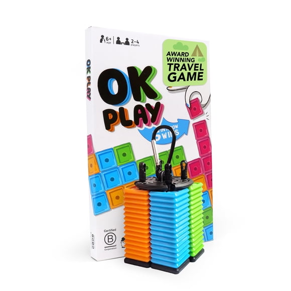 Juego de viaje de fichas Big Potato OK Play impermeable