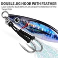 thumbnail image 3 of Fast Sinking Metal Spoon Jig Fishing Lure: Lifelike Action for All Waters!, 3 of 10