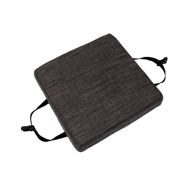 Toystoory Cojines de silla de poliéster, cojín de asiento, materiales duraderos y transpirables para máxima comodidad, lavable Decoración del hogar Gris oscuro