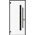 thumbnail image 5 of Front Exterior Prehung Steel Door / Ronex 0144 Grey / Entry Metal Modern Painted W36" x H80" Right hand Inswing, 5 of 5