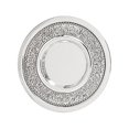 thumbnail image 4 of Tasse Kiddush Martelée en Acier Inoxydable avec Découpe Argentée de Jérusalem par Yair Emanuel, 4 of 4