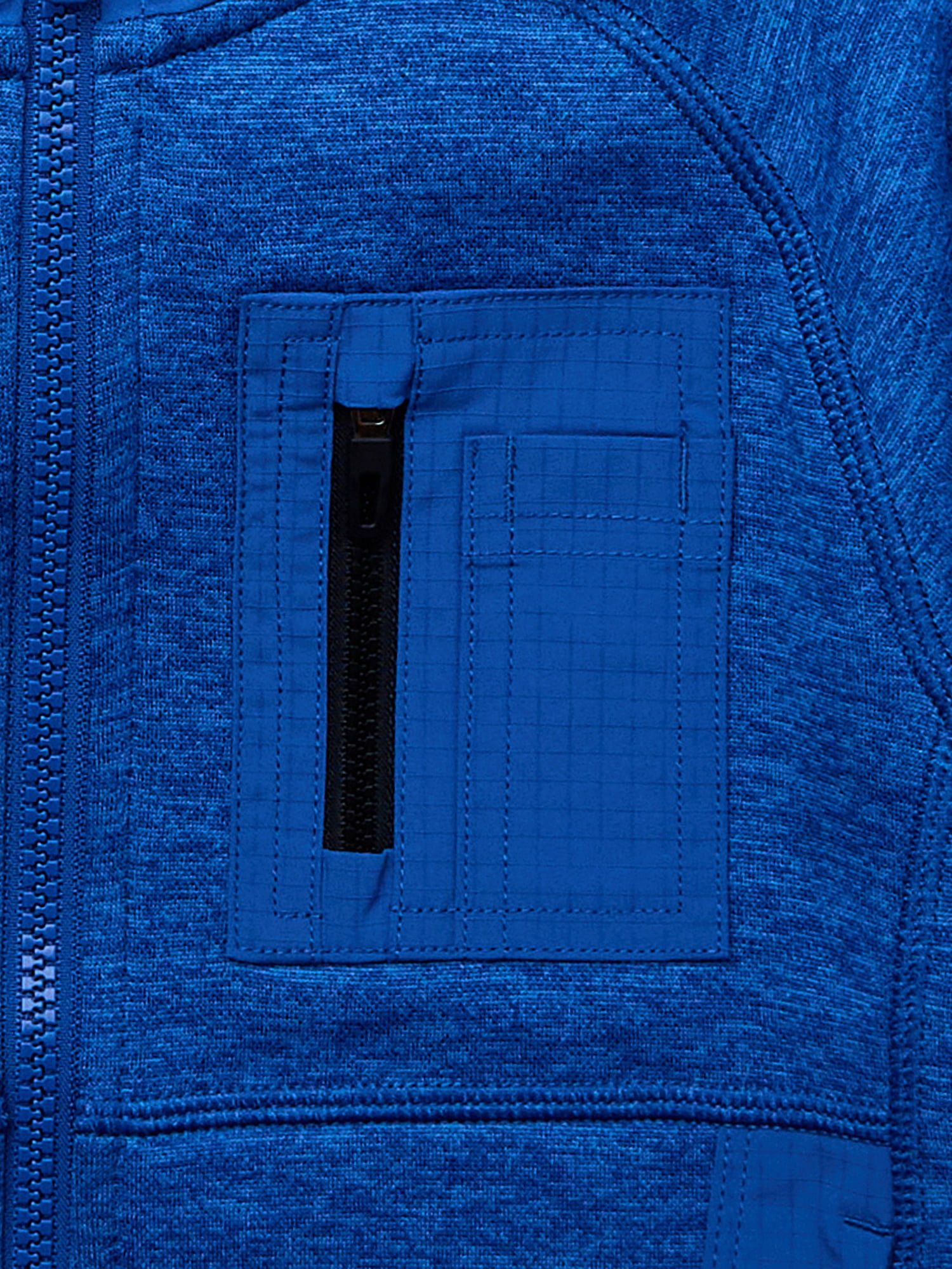 Athletic Works Boys Active Tech Fleece Full-Zip Jacket, Sizes 4-18 & Husky