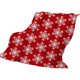 thumbnail image 2 of Manta decorativa navideña, manta festiva roja, manta de sofá con diseño de árbol de Navidad y lunares, manta de franela, 2 of 4