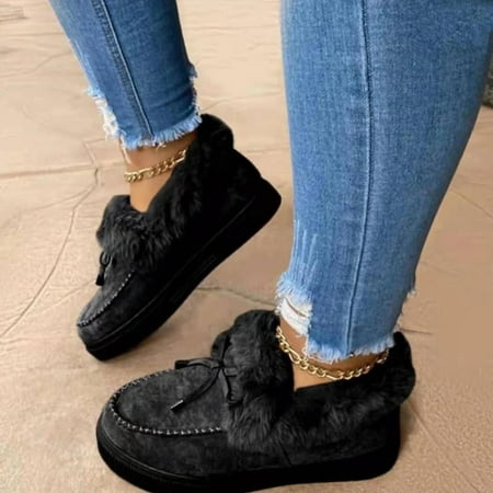 

Women s Cozy Micro Suede Memory Foam Slippers with Sherpa Lining House Slippers for Indoor Or Outdoor