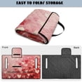 thumbnail image 5 of COEQINE Golf Cart Seat Covers with Carry Handle, Comfortable Golf Cart Seat Towel Blanket, Fits for EZGO Yamaha Club Car and Other 2-Seat Golf Carts, Valentines Day Red Pink Heart Oil-painting, 5 of 8