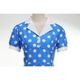 thumbnail image 4 of Hvyesh Women 1950s Rockabilly Swing Dress Vintage Tea Dress Polka Dot Short Sleeve Cocktail Party Dress Work Church Casual Dress, 4 of 8
