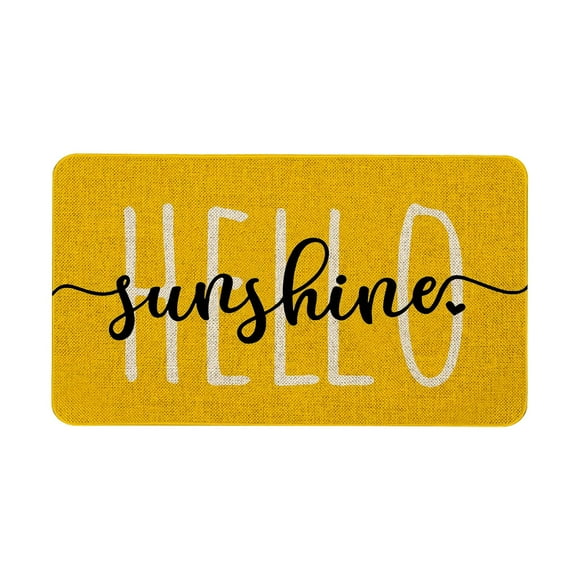Clearance! Wefuesd 1Pcs Floor Mat1Pcs Summer Floor Mats Summer Doormat Holiday Mats Welcome Door Mats Polyester Door Mat Beach Non Slip Floor Mat 1Pc Doormat Non-Slip Carpet for Bedroom, Laundry Mats