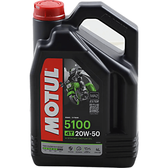 MOTUL 5100 4T Synthetic Blend Oil - 20W-50 - 4L 109945
