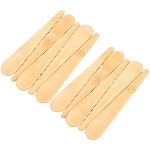 Houderco Wooden Tasting Spoons for Ice Cream 10Set