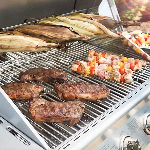 Grill Grates for  Replacement Parts 4 Burner 720-0830H 720-0830X 720-0888S 720-0783W, 304 Stainless Steel 17 Inch Cooking Grates for Homedepot  5 Burner 720-0888N 720-0888 Gas Grill