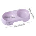 thumbnail image 2 of Pet Double Bowl Nordic Concise Candy Color One Bowl Dual Purpose Pet Bowl, 2 of 2