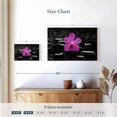 thumbnail image 4 of Elephant Stock Zen Purple Orchid Wall Art - Horizontal Canvas Wall Art - Living Room Wall Decor - Floral And Botanical Canvas - Pink And Black Decor - 12" x 8", 4 of 8