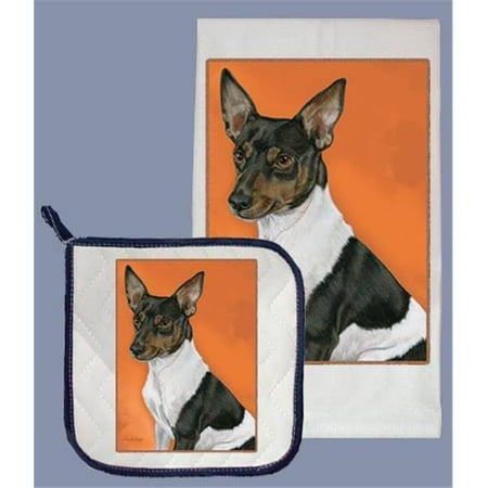 

Rat Terrier Dish Towel And Pot Holder Set