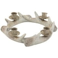 thumbnail image 2 of Northlight Antler Wreath Christmas Taper Candle Holder - 10.25", 2 of 7
