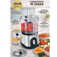 thumbnail image 4 of Procesador de Alimentos Hamilton Beach Compacto 10 Tazas, Picador, Rebanador y Rallador 500W Reacondicionado, 4 of 7