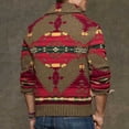 thumbnail image 4 of Suéter de manga de suéter de otoño e invierno de moda para hombre Suéter de punto inferior Suéter de hombre Pompotops oipoqjl39639, 4 of 6