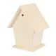 thumbnail image 5 of Casa nido de madera para pájaros - Diseño colgante, para refugio de pájaros en terraza de jardín, 5 of 6