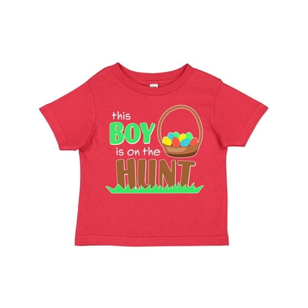 

Inktastic This Boy is on the Hunt- Easter Eggs Gift Toddler Boy Girl T-Shirt