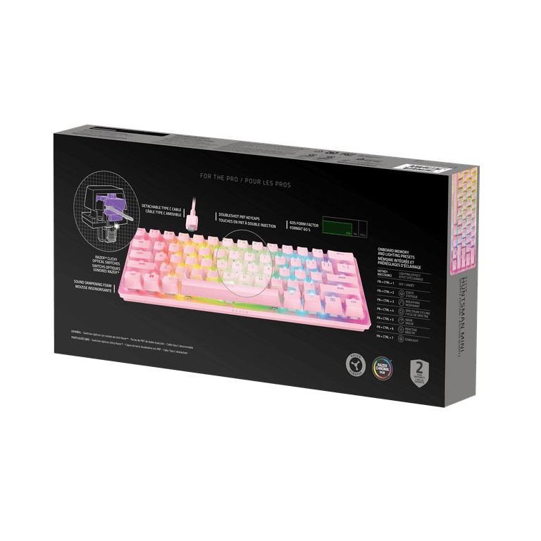 Razer Huntsman Mini 60% PC Gaming Wired Keyboard, Clicky