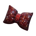thumbnail image 1 of 2026 Shiny Rhinestone Bow Car Neck Pillow for Women Drivers Relaxing Cool Headrest Support and Back Accessory, 1 of 9
