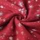 thumbnail image 2 of Bufanda de mujer Bufanda de color liso suave y a la moda para mujer (rojo copo de nieve navideño), 2 of 3