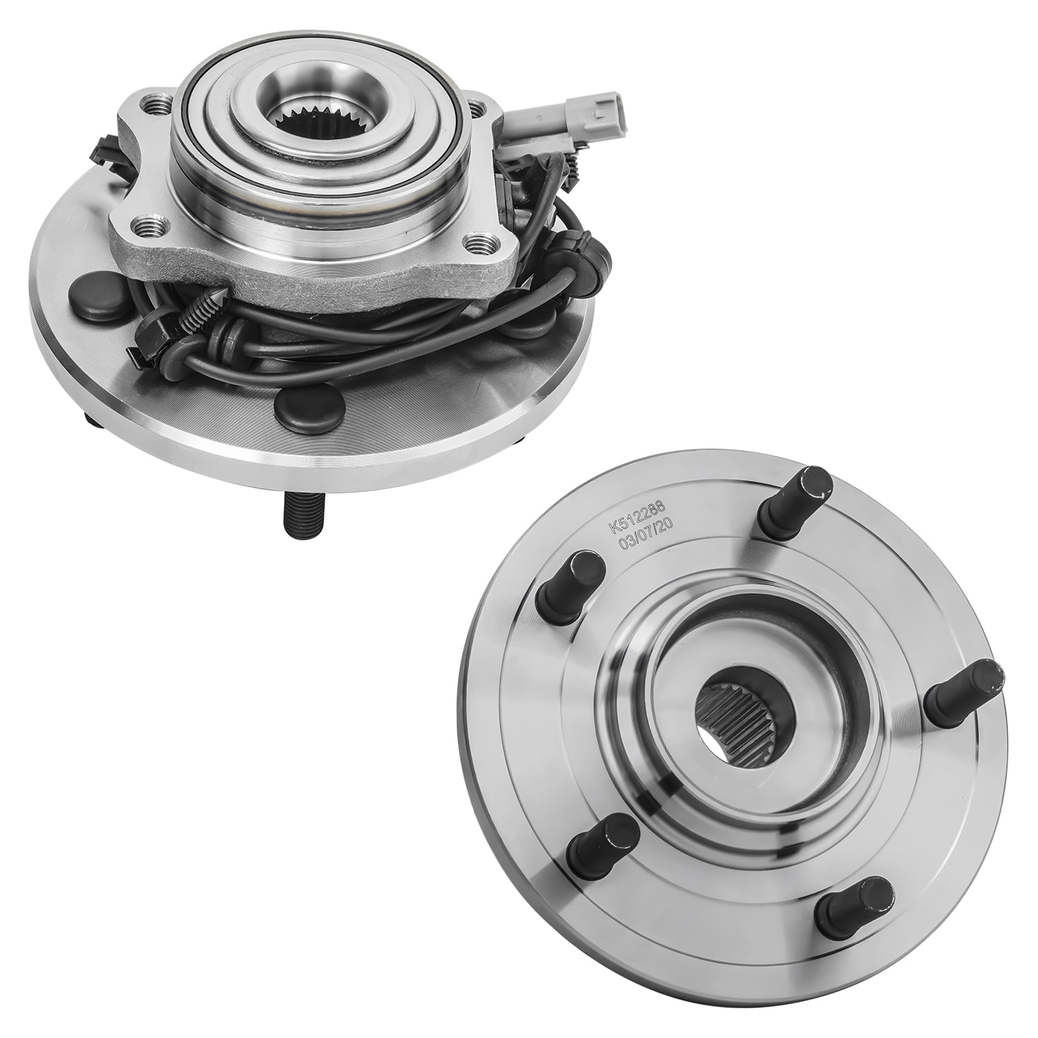和風 【送料無料】Detroit Axle Rear Wheel Hub and Bearing Assembly Replacement for  2006-201