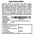 Ceylon Flavors organic Ceylon cinnamon sticks 3.5 oz ( 3 ") True