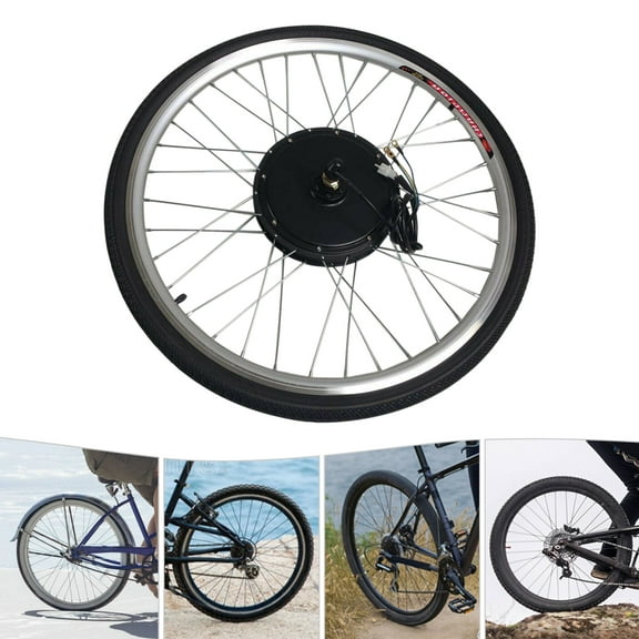 Electric Bike Conversion Kit for Front and Rear Wheel, 1000W Motor, PAS, LCD Screen, Sine Wave Controller, 330lbs Load Capacity