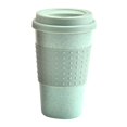 thumbnail image 1 of Tasses Portables en Paille de Blé pour Café et Thé Réutilisables en Fibre de Bambou Écologiques, 1 of 4