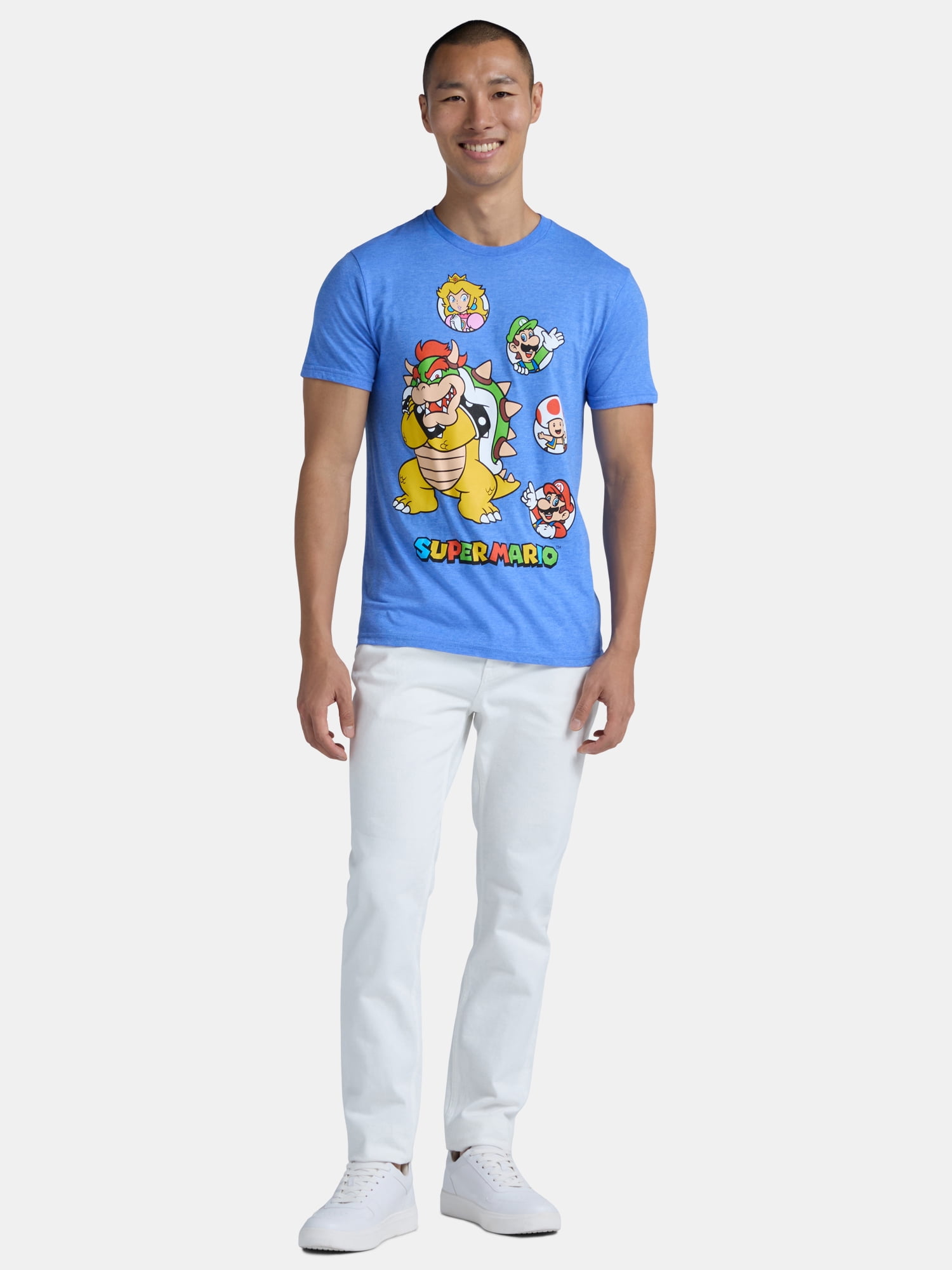 Super Mario Men's and Big Men's Graphic Tee, Sizes S-3XL - Walmart.com
