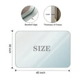 thumbnail image 4 of Yesurprise Rectangle Bathroom Mirror 30x20in/36x30in/40x30in Fireproof Waterproof Beveled Edge Design Rounded Corner Wall-mounted Bathroom Mirror, 4 of 8