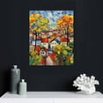 thumbnail image 4 of Nawypu Village Rural scenery Canvas Wall Art Decor for Christmas Gift, Framed Canvas Prints Artwork,Colorful scenery Decor for your Living Room Bedroom Home Office Wall Decor, 4 of 4