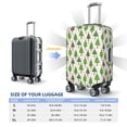 thumbnail image 4 of Kdxio Christmas Trees Pattern Luggage Cover for Travel,Elastic and Durable,Fits 18-32 Inch,Anti-Scratch Suitcase Protector-No luggage included, 4 of 5