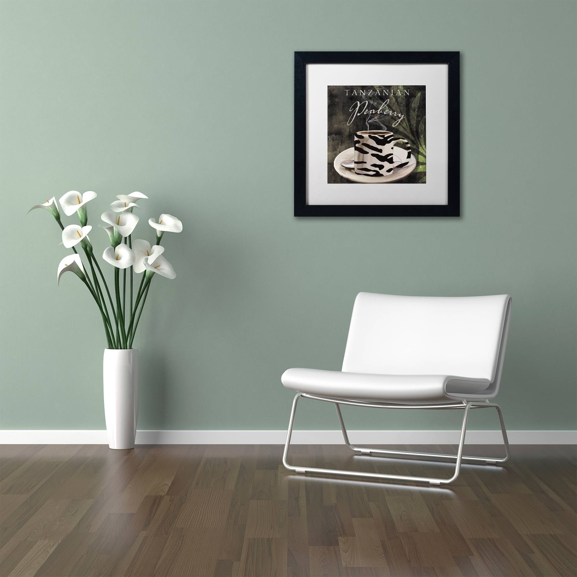 Trademark Fine Art "Afrikan Coffee II" Canvas Art by Color Bakery White Matte, Black Frame