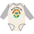 thumbnail image 3 of Inktastic My First Earth Day Baby Girl Girls Long Sleeve Baby Bodysuit, 3 of 5
