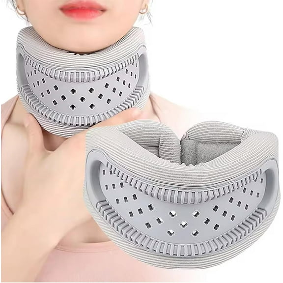 Relief Pressure Hollow-Out Breathable Soft Neck Brace, Neck Braces for Posture Pain Relief and Support, Stabilizer Hump Corrector Cervical Collar Necks Traction Devices for Home Use