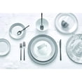 thumbnail image 2 of S & Co. Dinnerset 16PC Round Rim Grey Line, 2 of 2