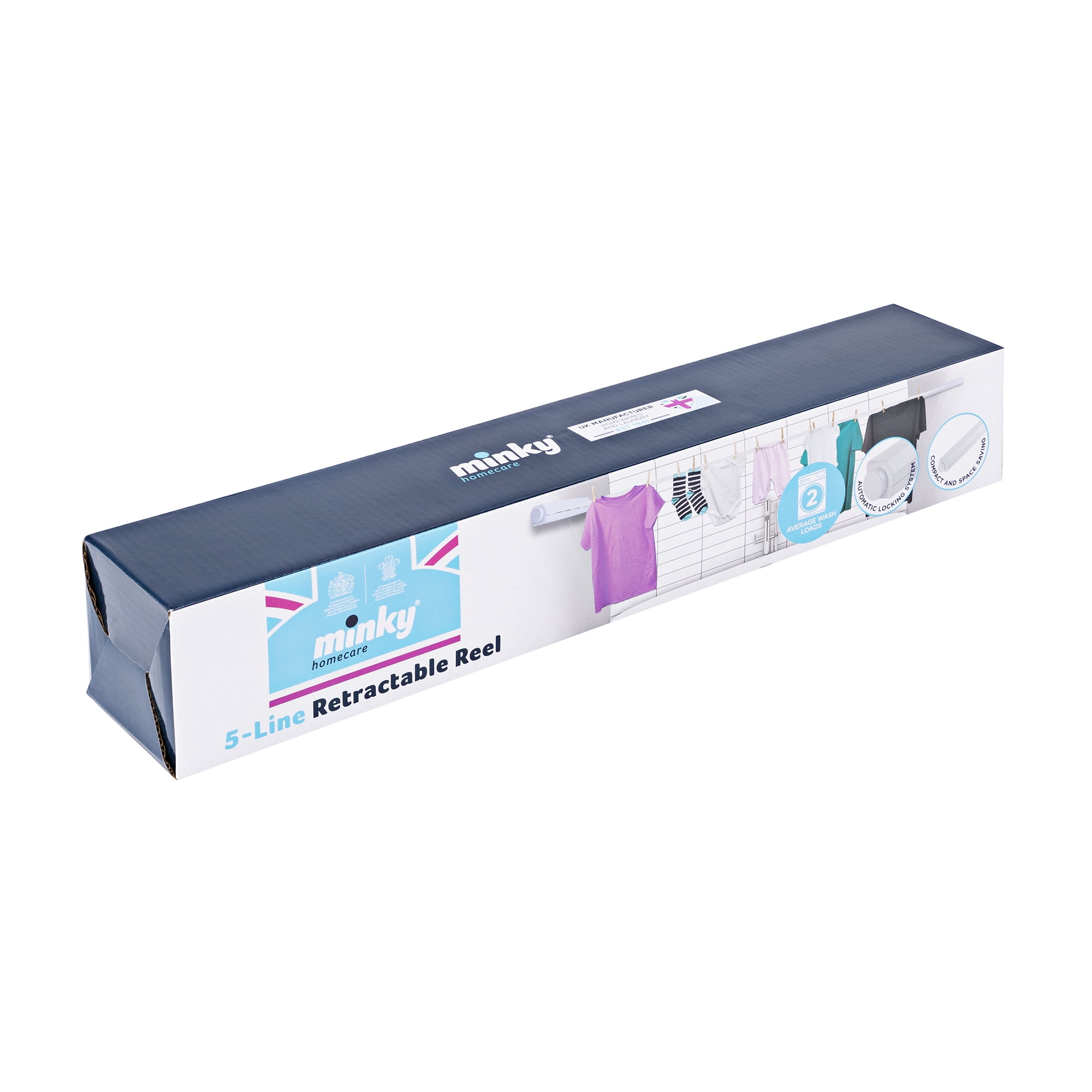Minky 2 line retractable washing line clearance