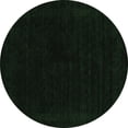 thumbnail image 1 of Ahgly Company Indoor Round Abstract Emerald Green Contemporary Area Rugs, 3' Round, 1 of 4