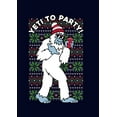 thumbnail image 2 of Men's Lost Gods Yeti to Party  Graphic Tee Navy Blue 3X Large, 2 of 5