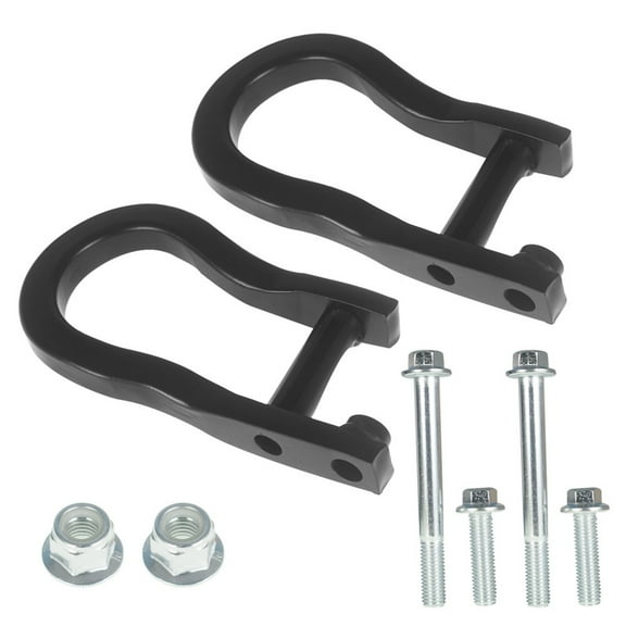 LABLT Black Tow Hooks for Car Chevrolet 2007-2019 Silverado Sierra 1500 84072463 Pair
