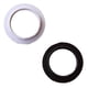 thumbnail image 4 of Seitruly 100 Uds. Pantallas de lámpara de plástico anillos de pantalla adaptador de luz de soporte de bombilla desmontable de retención blanca Electrónica Blanco, 4 of 6