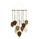 thumbnail image 5 of Macramé para colgar en la pared, decoración de pared, adorno de fondo, tapiz bohemio, borlas de hojas de macramé para apartamento, hogar, dormitorio, Marrón, 5 of 8
