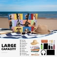 thumbnail image 5 of Honeii funny dogs for Tote Bag with Adjustable Strap,Beach Bag, Waterproof Sandproof Beach Tote Bag, Large Capacity Foldable Beach Bags, 5 of 7